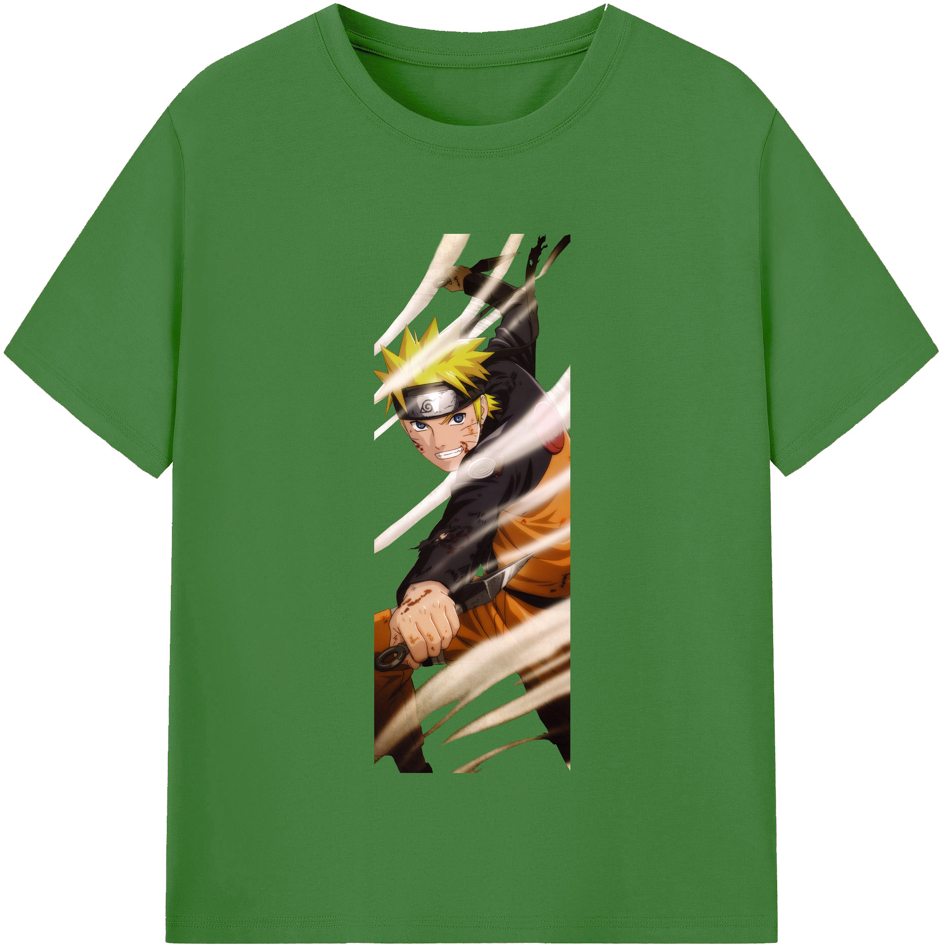 （画像用） NARUTO -ナルト- うずまき ナルト Uzumaki Naruto レディースカジュアルプリントTシャツ（綿100％）